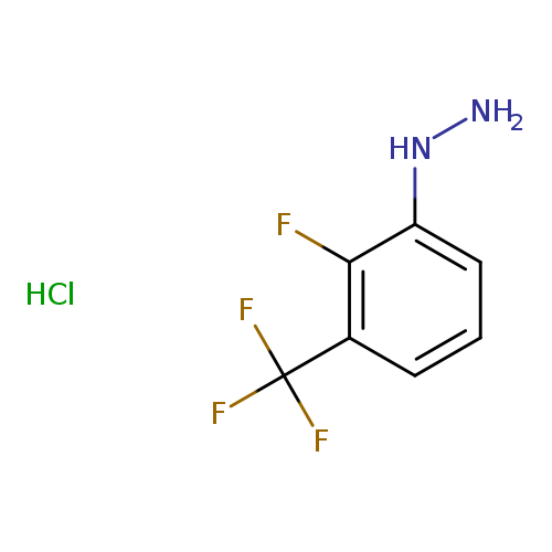 [2-fluoro-3-(trifluoromethyl)phenyl]hydrazine hydrochloride