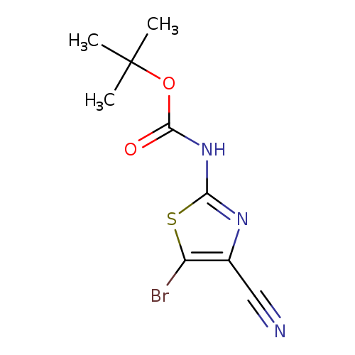 N-Boc-2-amino-5-bromothiazole-4-carbonitrile
