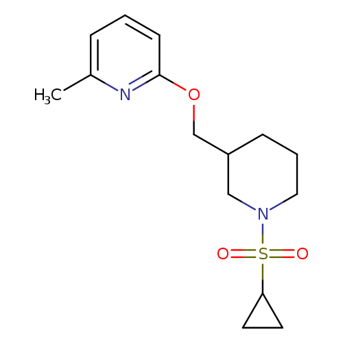 2-{[1-(cyclopropanesulfonyl)piperidin-3-yl]methoxy}-6-methylpyridine