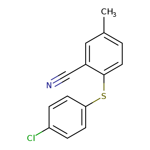2-[(4-chlorophenyl)sulfanyl]-5-methylbenzonitrile