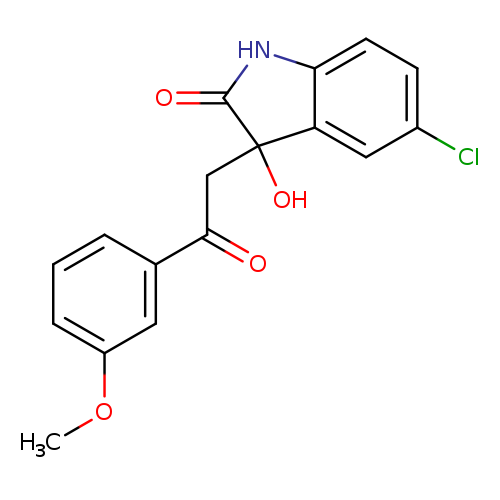 5-chloro-3-hydroxy-3-[2-(3-methoxyphenyl)-2-oxoethyl]-2,3-dihydro-1H-indol-2-one