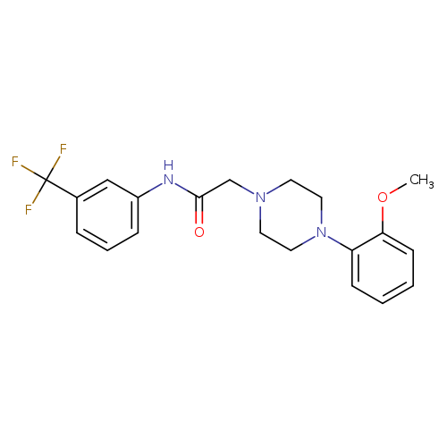 2-[4-(2-methoxyphenyl)piperazin-1-yl]-N-[3-(trifluoromethyl)phenyl]acetamide