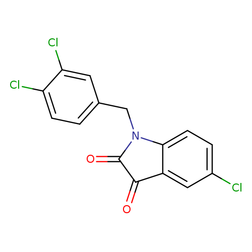 5-chloro-1-[(3,4-dichlorophenyl)methyl]-2,3-dihydro-1H-indole-2,3-dione