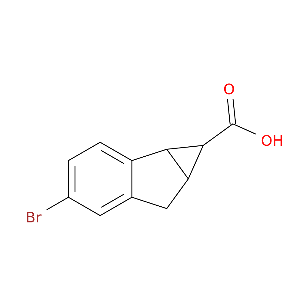 4-Bromo-1H,1aH,6H,6aH-cyclopropa[a]indene-1-carboxylic acid