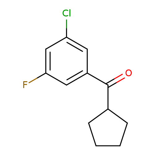 (3-Chloro-5-fluorophenyl)(cyclopentyl)methanone