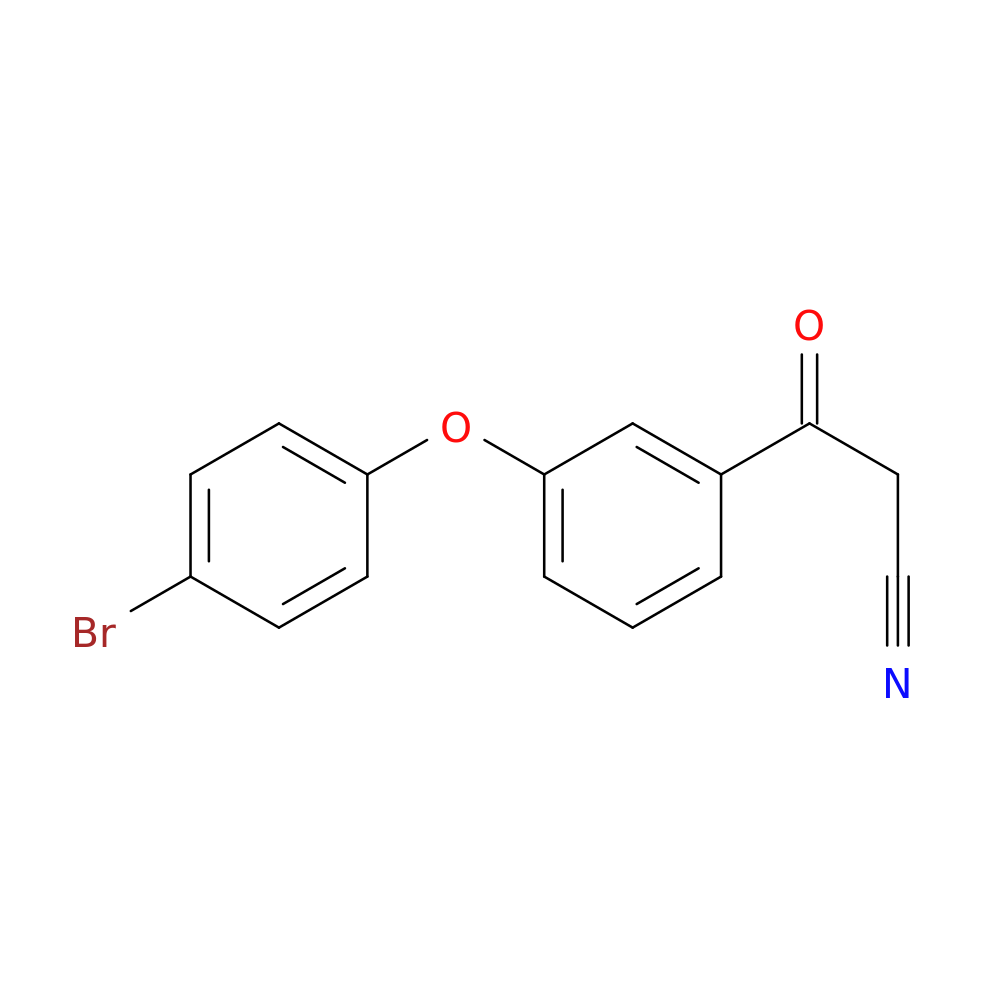 3-[3-(4-bromophenoxy)phenyl]-3-oxopropanenitrile