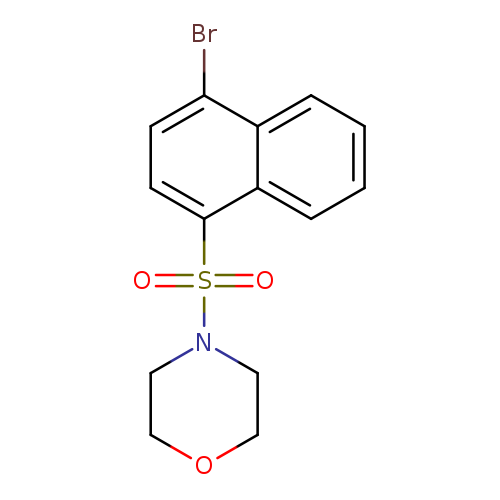 4-((4-broMonaphthalen-1-yl)sulfonyl)Morpholine