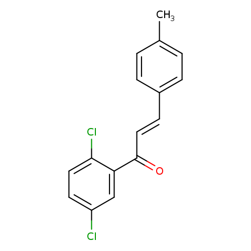 (2E)-1-(2,5-dichlorophenyl)-3-(4-methylphenyl)prop-2-en-1-one