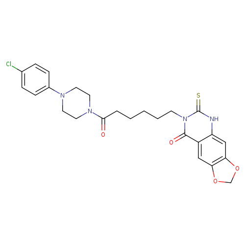 7-{6-[4-(4-chlorophenyl)piperazin-1-yl]-6-oxohexyl}-6-sulfanylidene-2H,5H,6H,7H,8H-[1,3]dioxolo[4,5-g]quinazolin-8-one