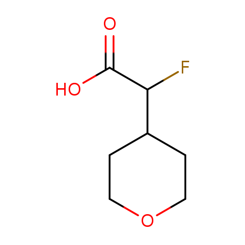 2-fluoro-2-(oxan-4-yl)acetic acid