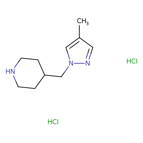 4-[(4-Methyl-1h-pyrazol-1-yl)methyl]piperidine dihydrochloride