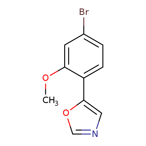 5-(4-bromo-2-methoxyphenyl)oxazole