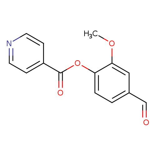 4-formyl-2-methoxyphenyl pyridine-4-carboxylate