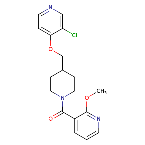3-(4-{[(3-chloropyridin-4-yl)oxy]methyl}piperidine-1-carbonyl)-2-methoxypyridine