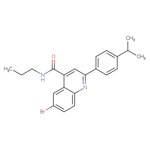 6-bromo-2-(4-isopropylphenyl)-N-propyl-4-quinolinecarboxamide