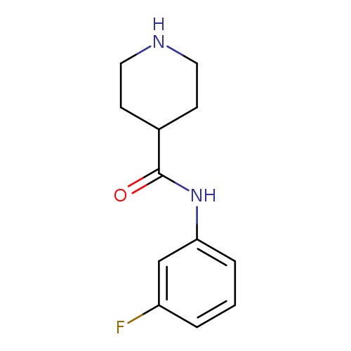 N-(3-fluorophenyl)piperidine-4-carboxamide