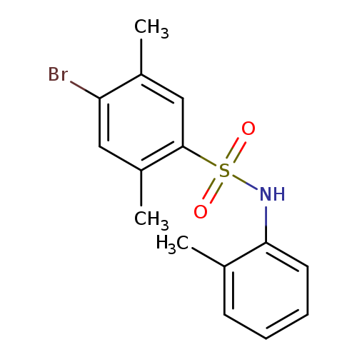 4-bromo-2,5-dimethyl-N-(2-methylphenyl)benzene-1-sulfonamide