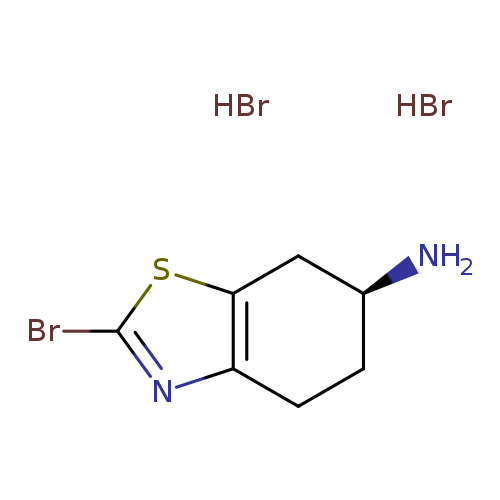 (6S)-2-bromo-4,5,6,7-tetrahydro-1,3-benzothiazol-6-amine dihydrobromide