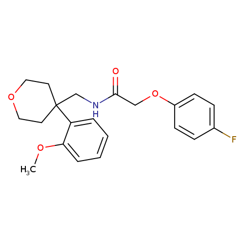 2-(4-fluorophenoxy)-N-{[4-(2-methoxyphenyl)oxan-4-yl]methyl}acetamide