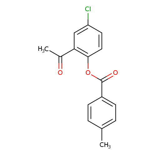 Benzoic acid, 4-methyl-, 2-acetyl-4-chlorophenyl ester