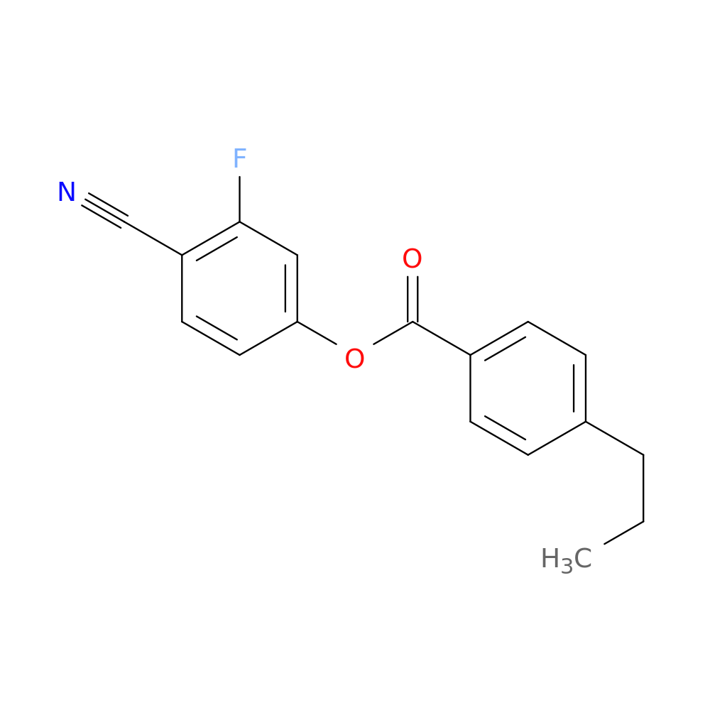 4-Cyano-3-fluorophenyl-4-propylbenzoate