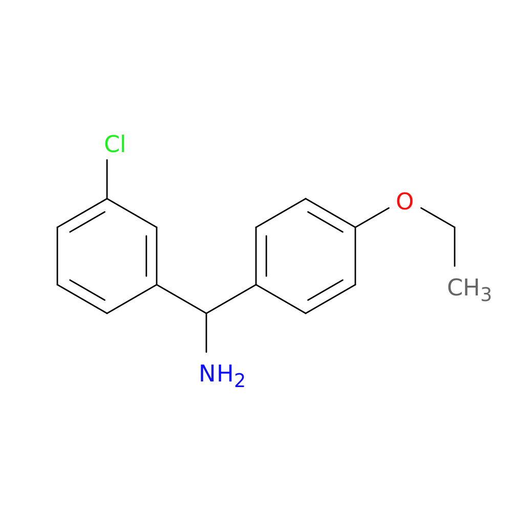 (3-Chlorophenyl)(4-ethoxyphenyl)methanamine