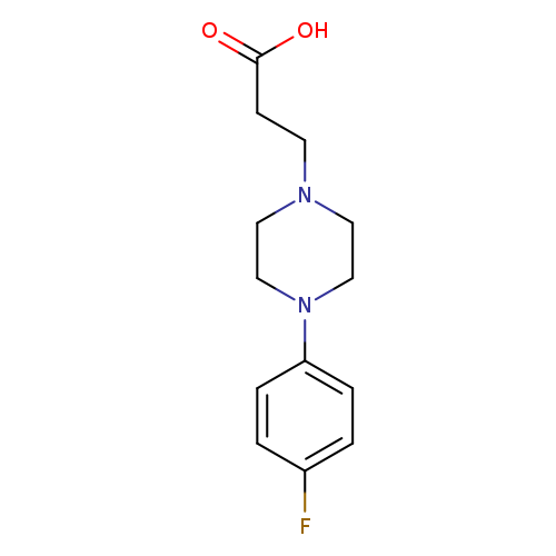 3-(4-(4-fluorophenyl)piperazin-1-yl)propanoic acid