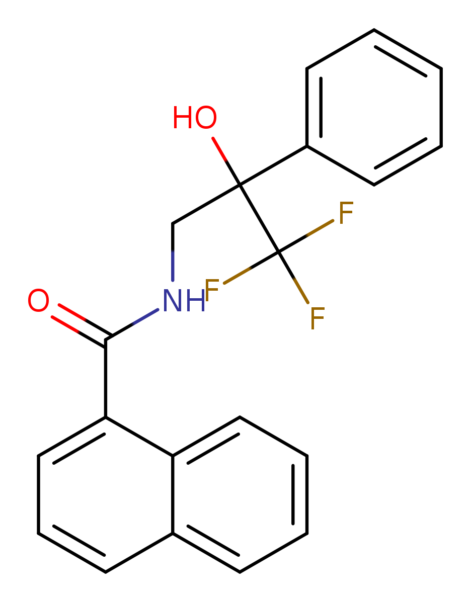 N-(3,3,3-trifluoro-2-hydroxy-2-phenylpropyl)naphthalene-1-carboxamide