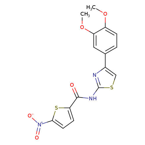 N-[4-(3,4-dimethoxyphenyl)-1,3-thiazol-2-yl]-5-nitrothiophene-2-carboxamide