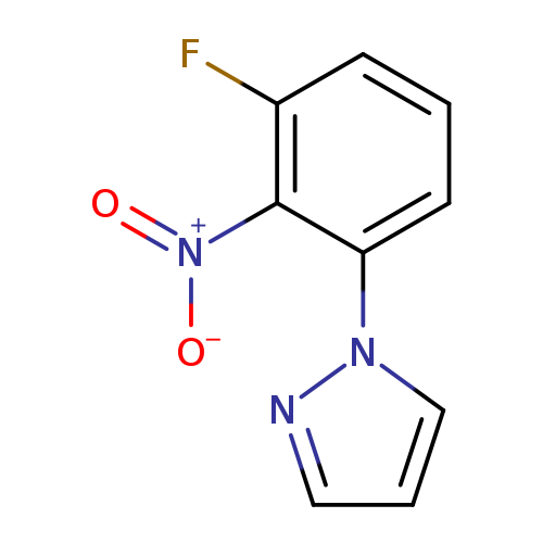 1-(3-fluoro-2-nitrophenyl)-1H-pyrazole