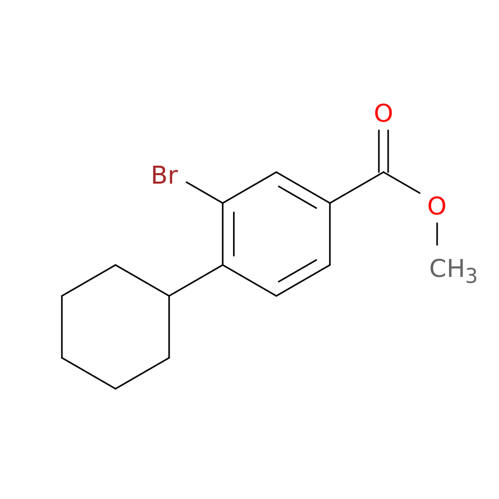 Methyl 3-bromo-4-cyclohexylbenzoate