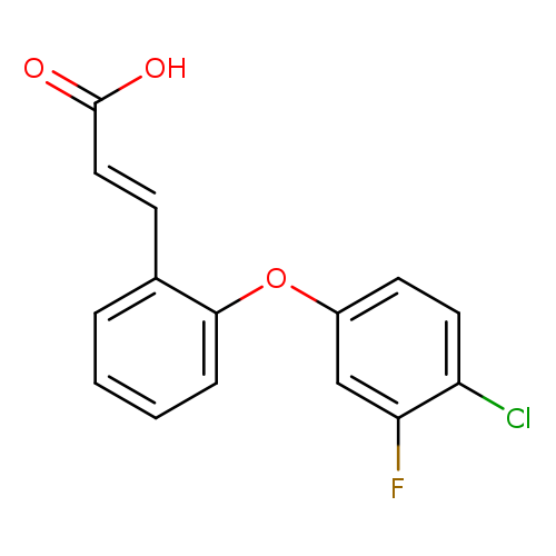 3-(2-(4-Chloro-3-fluorophenoxy)phenyl)acrylic acid