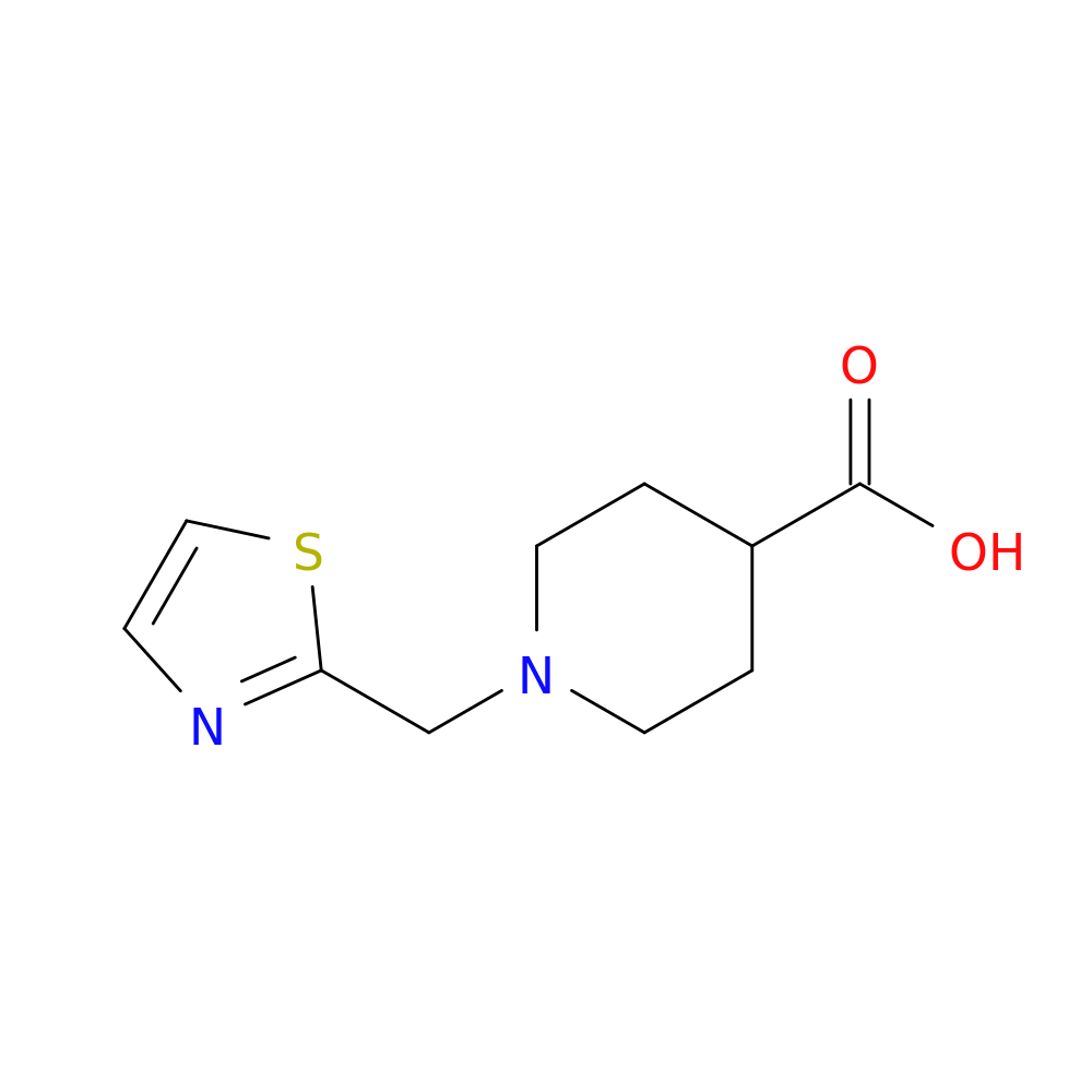 1-(Thiazol-2-ylmethyl)piperidine-4-carboxylic acid