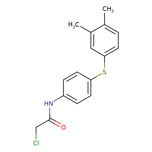 2-chloro-N-{4-[(3,4-dimethylphenyl)sulfanyl]phenyl}acetamide
