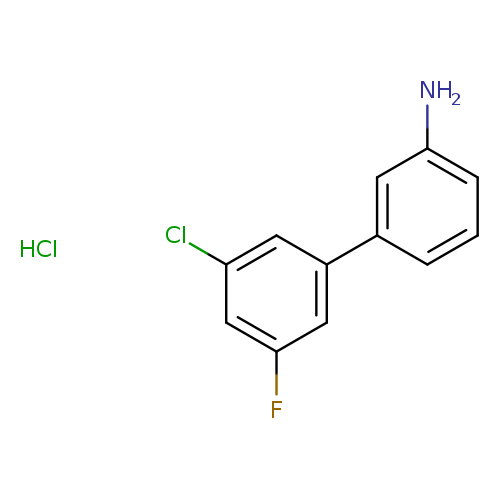 3-(3-Chloro-5-fluorophenyl)aniline, HCl