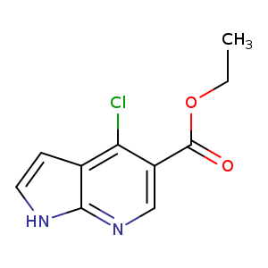 Ethyl 4-chloro-1H-pyrrolo[2,3-b]pyridine-5-carboxylate