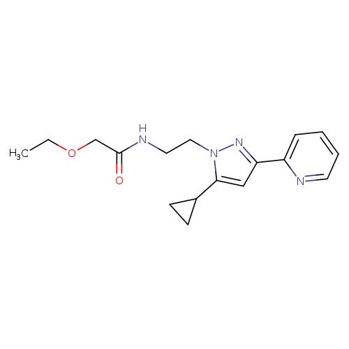 N-{2-[5-cyclopropyl-3-(pyridin-2-yl)-1H-pyrazol-1-yl]ethyl}-2-ethoxyacetamide