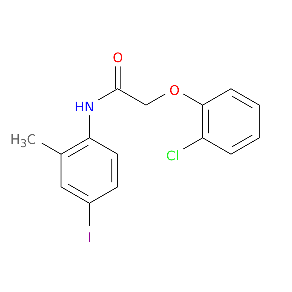 2-(2-Chlorophenoxy)-N-(4-iodo-2-methylphenyl)acetamide