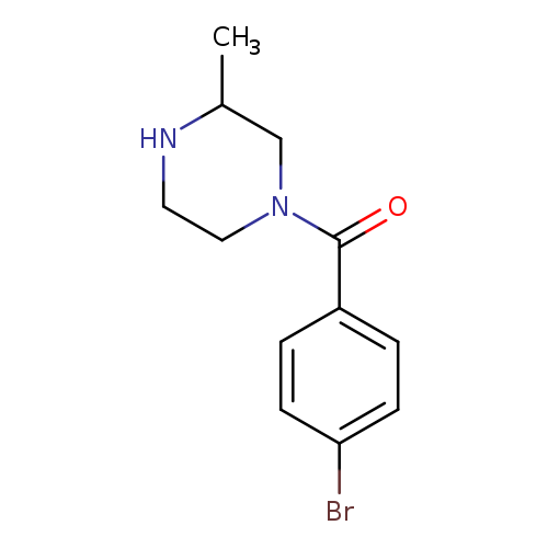 1-(4-bromobenzoyl)-3-methylpiperazine
