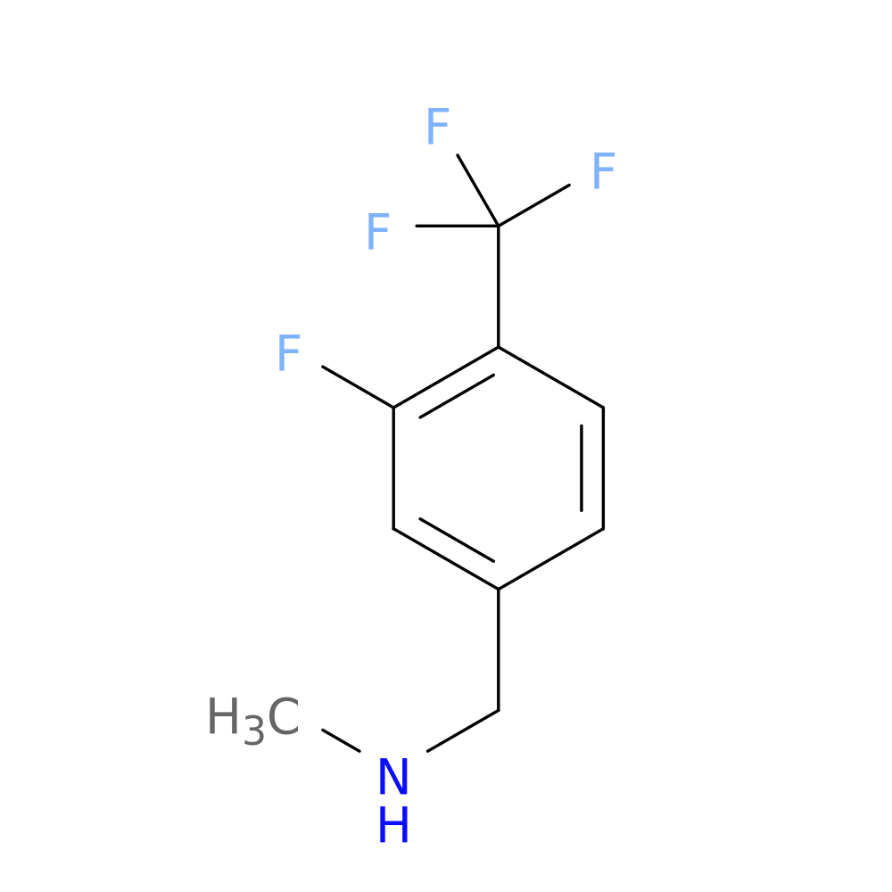 {[3-Fluoro-4-(trifluoromethyl)phenyl]methyl}(methyl)amine