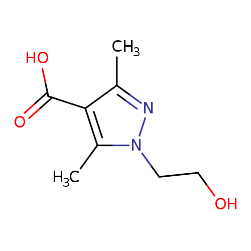 1-(2-Hydroxyethyl)-3,5-dimethyl-1h-pyrazole-4-carboxylic acid