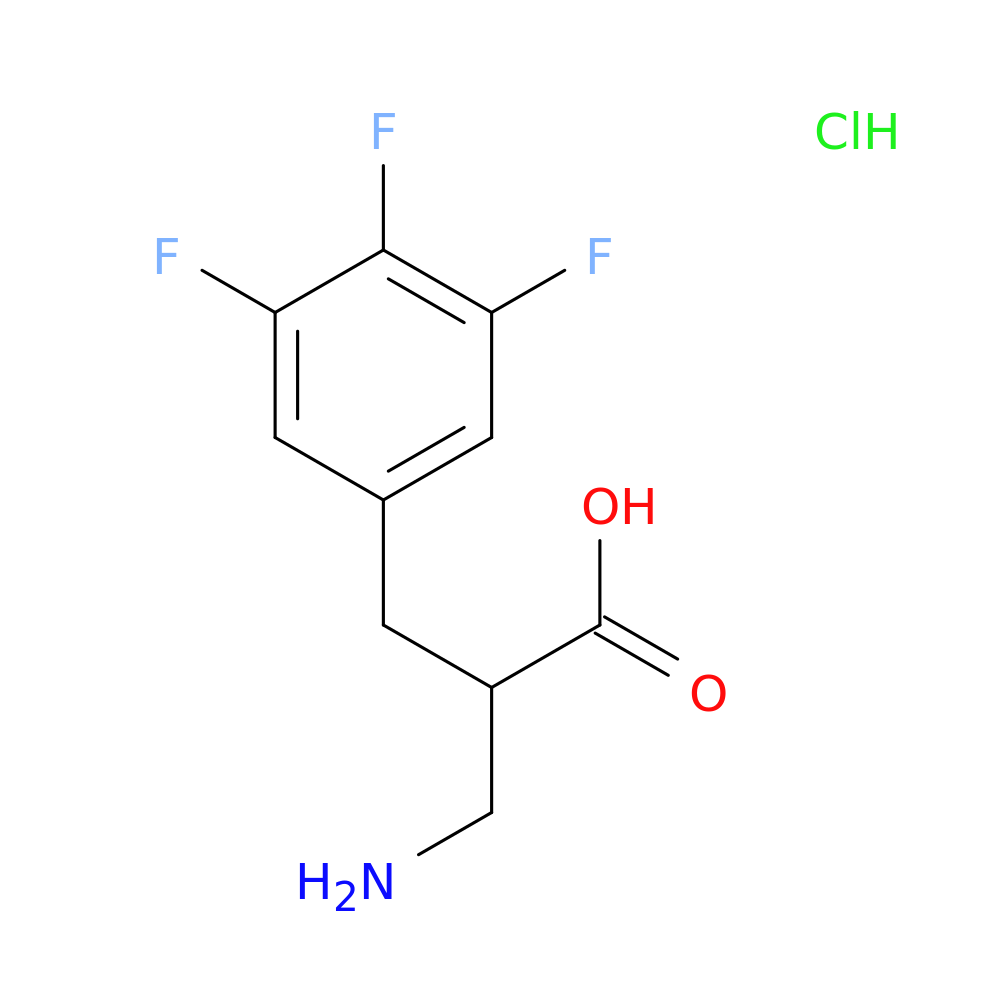 3-amino-2-[(3,4,5-trifluorophenyl)methyl]propanoic acid hydrochloride