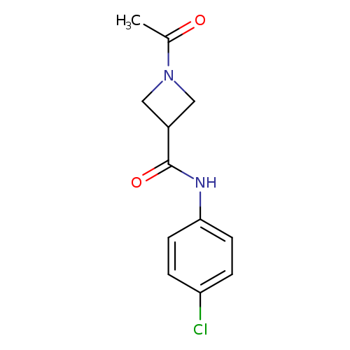 1-acetyl-N-(4-chlorophenyl)azetidine-3-carboxamide