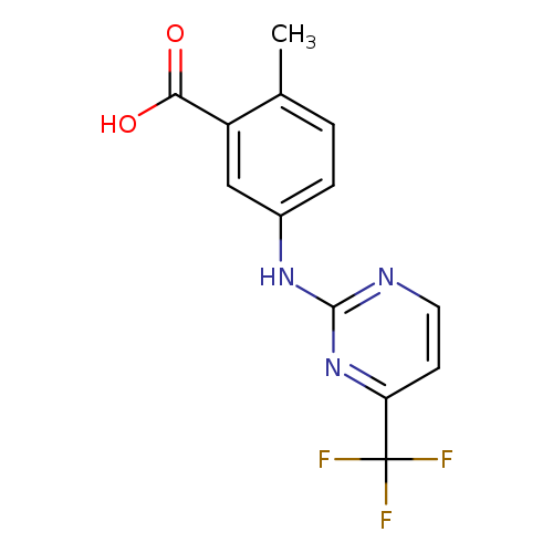 2-methyl-5-((4-(trifluoromethyl)pyrimidin-2-yl)amino)benzoic acid