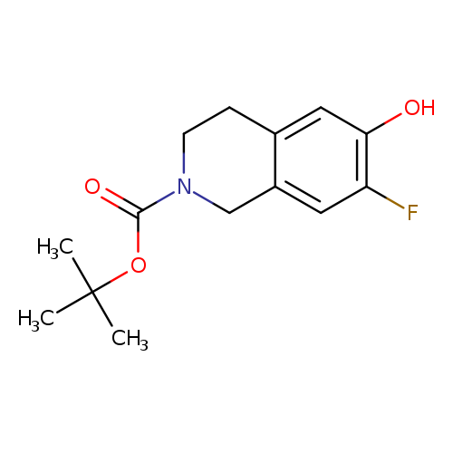 tert-butyl7-fluoro-6-hydroxy-1,2,3,4-tetrahydroisoquinoline-2-carboxylate