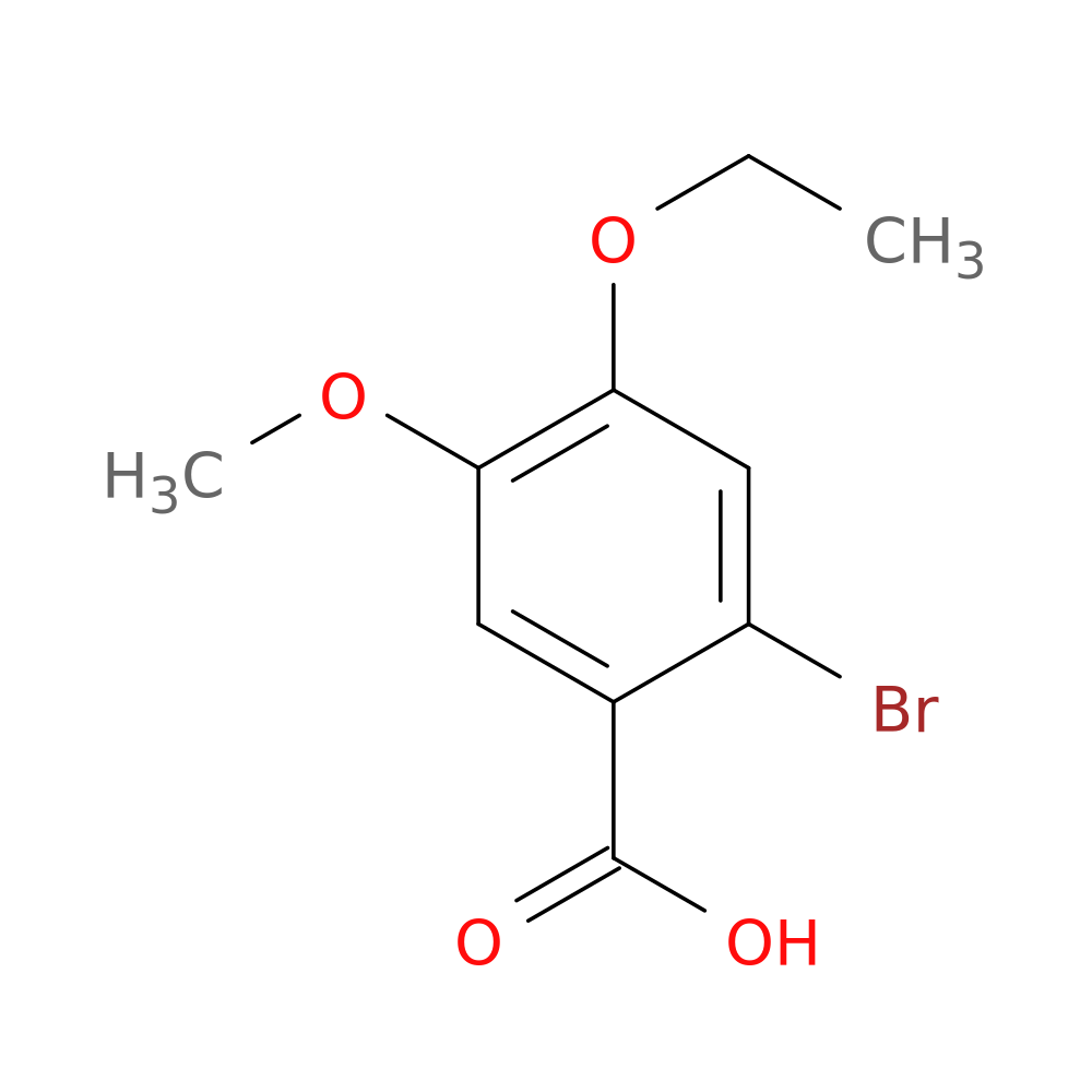 2-bromo-4-ethoxy-5-methoxybenzoic acid