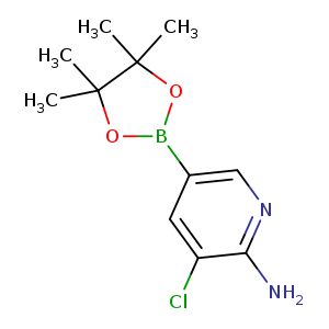 3-chloro-5-(4,4,5,5-tetramethyl-1,3,2-dioxaborolan-2-yl)pyridin-2-amine