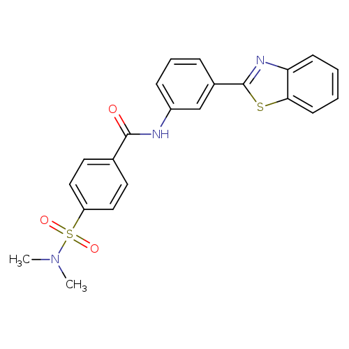 N-[3-(1,3-benzothiazol-2-yl)phenyl]-4-(dimethylsulfamoyl)benzamide