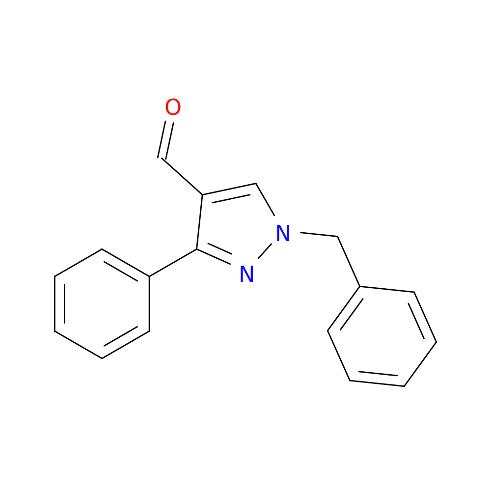 1-Benzyl-3-phenyl-1H-pyrazole-4-carbaldehyde