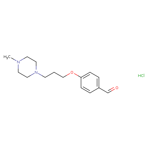 4-[3-(4-methyl-1-piperazinyl)propoxy]benzaldehyde hydrochloride
